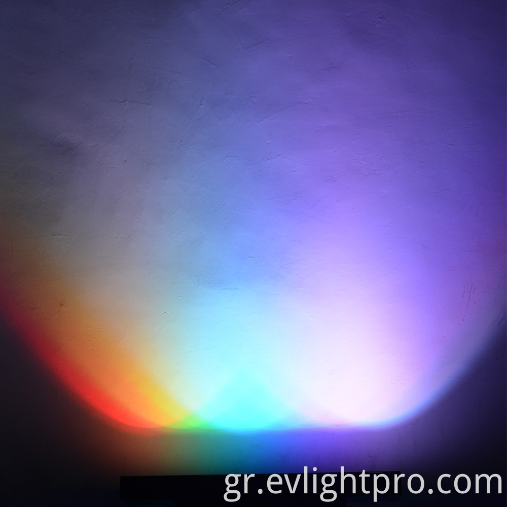 περίπτωση εξοπλισμού πλυντηρίων τοίχων προβολέας RGB 3-σε-1 LED COB bar Blinder φως κάθε ελέγχου pixel